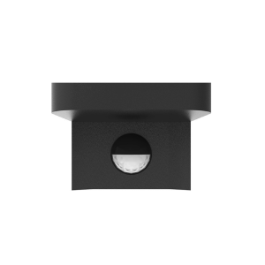 Miidex – Schwenkbare LED-Wandleuchte ELOUAN, schwarz, 7,5 W, 3000 K + IR-Sensor, IP54 – Art.-Nr.: 100945