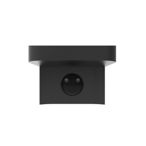 Miidex - Aplique de pared ELOUAN orientable LED negro 7,5 W 3000 K + sensor IR IP54 - Ref.: 100945