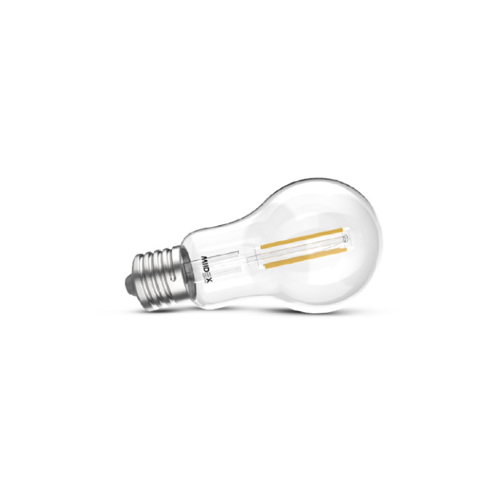 Miidex - Lampadina LED E27 a filamento 8 W 4000 K - Codice: 100831