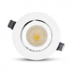 https://design-led.fr/pt/ Projetor LED Caracol BOUTICA Inclinação e rotação redondas com fonte de alimentação 30W 3000K 106,...