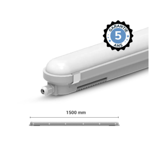 Miidex – Wasserdicht, mit integrierten LEDs – 58 W, 4000 K, 1500 mm, IP65 – 5 Jahre Garantie – Art.-Nr.: 101084