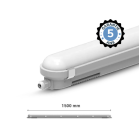Miidex - Étanche LED Intégrées - 58W 4000K 1500 mm IP65 - Garantie 5 ans - Réf: 101084