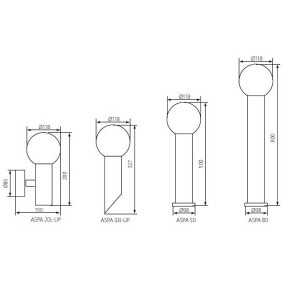 https://design-led.fr/fr/ Applique murale LED Globo inclinée 1x E27 IP44 23600 20,10 € 14,07 € -30%