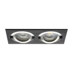 https://discount-led.fr/gb/ SEIDY ceiling mount 90x170 mm black / aluminium 2x GU10  20,00 €  14,00 €  -30%  18284