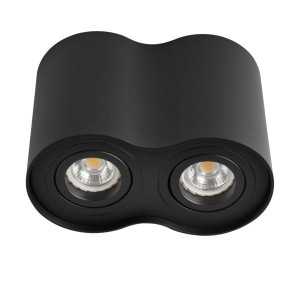 https://design-led.fr/fr/ Plafonnier pour éclairage d'accentuation BORD-DLP noir 2xGU10 22555 62,60 € 43,82 € -30%