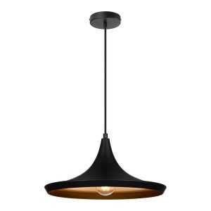 https://design-led.fr/es/ Lámpara colgante negra Presley 1xE27 C2522 54,50 € 46,33 €