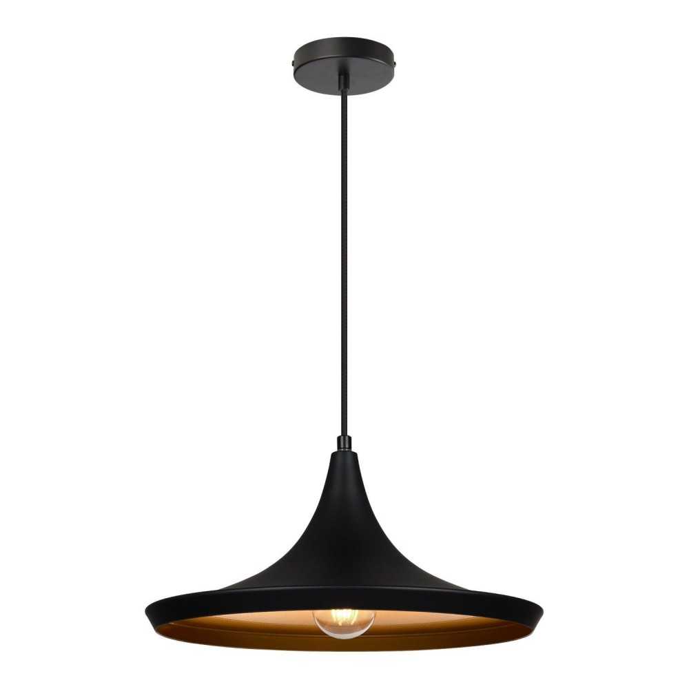 https://discount-led.fr/es/ Lámpara colgante negra Presley 1xE27  54,50 €  43,60 €    C2522