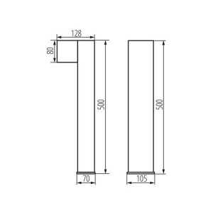 https://design-led.fr/fr/ Potelet NOVIA 1X GU10 noir 25661 55,70 € 38,99 € -30% 25661