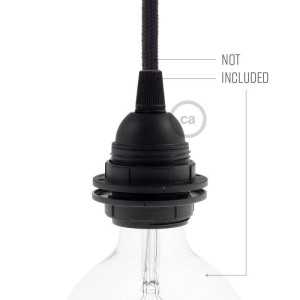 https://design-led.fr/es/ Portalámparas termoplástico negro E27 con tuerca 2,20 € 1,87 € PL27PNTF