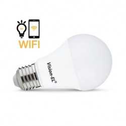 https://design-led.fr/fr/ Ampoule led E27 connectée WiFi 9w RGB et CTT Dimmable par application. 738894 21,70 € 15,19 € -30%