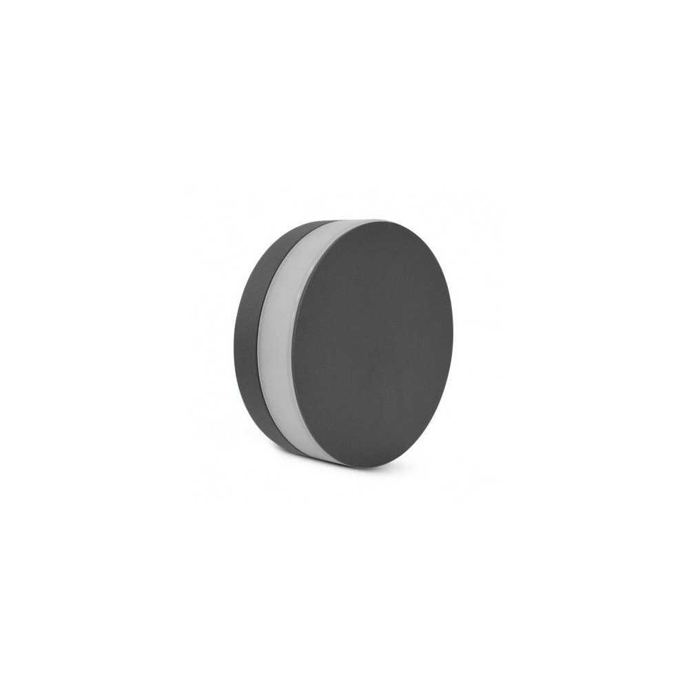 https://design-led.fr/nl/ LED Wandlamp SYRAH Rond Antraciet 10W 4000K IP54 91,80 € 78,03 € 70291