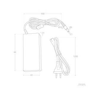 https://design-led.fr/it/ Trasformatore 12V DC 36W 3A con presa di corrente 8,00 € 6,80 € P167C0