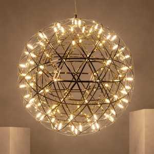 https://design-led.fr/gb/ Lampe Suspendue LED Gloria doré 45W 3000K Ø70 cm C126888 510,00 € 433,50 €