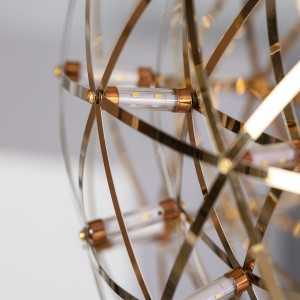 https://design-led.fr/gb/ Lampe Suspendue LED Gloria doré 45W 3000K Ø70 cm C126888 510,00 € 433,50 €