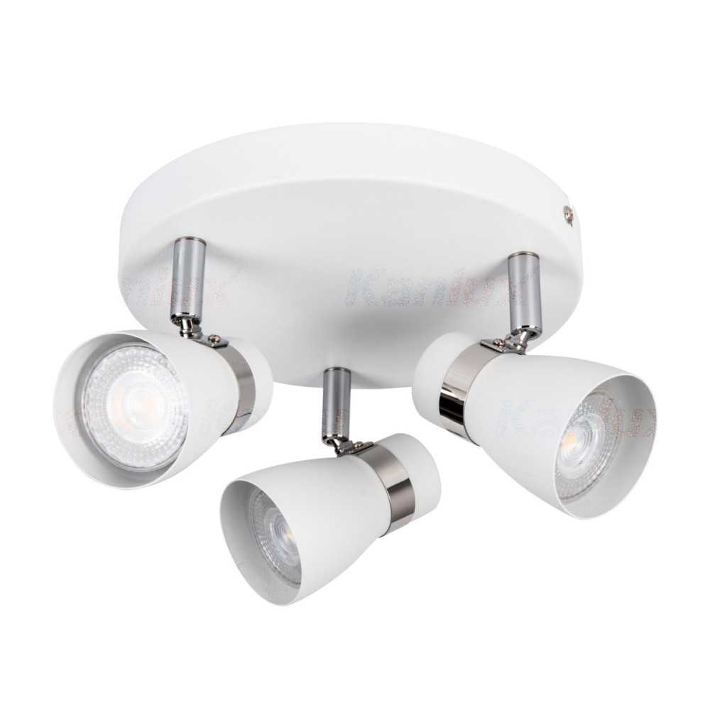 https://discount-led.fr/nl/ Wand- of plafondarmatuur ENALI Wit 3xGU10  31,90 €  25,52 €    28764