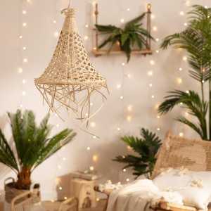 https://design-led.fr/it/ Lampada a sospensione Koni in rattan 1xE27 85,40 € 72,59 € C142585
