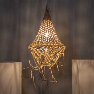 https://design-led.fr/it/ Lampada a sospensione Koni in rattan 1xE27 85,40 € 72,59 € C142585