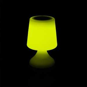 https://design-led.fr/nl/ Lampe à Poser LED Extérieure Portative Uyoga RGBW avec Haut-Parleur Bluetooth et Batterie Rechargea...