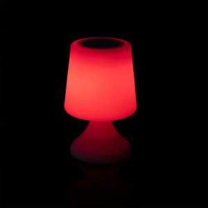 https://design-led.fr/it/ Uyoga RGBW Lampada da pavimento LED portatile per esterni con altoparlante Bluetooth e batteria ri...
