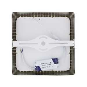 https://design-led.fr/it/ Plafoniera LED montata a superficie Design quadrato Argento 12w 4000k 19,60 € 13,72 € -30% 1343