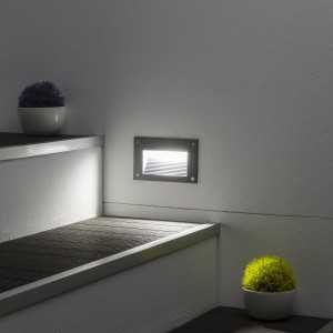 https://design-led.fr/pt/ Baliza Mystic LED com acabamento em alumínio cinzento 3W 162 x 98 mm 4000K 38,20 € 11,46 € -70% C0...