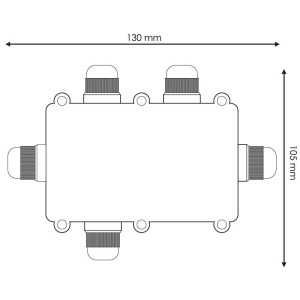 https://design-led.fr/nl/ IP68 waterdichte aansluitdoos met 5 ingangen 10,10 € 8,59 € LM2194