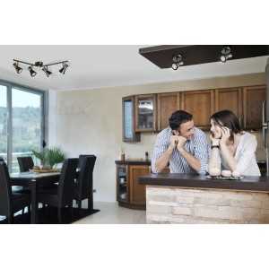 https://discount-led.fr/fr/ Luminaire mural ou plafonnier MILENO argent / cuivre 1xGU10  15,60 €  12,48 €    29111