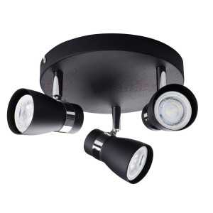 https://design-led.fr/pt/ Luminária de parede e de teto ENALI Black 3xGU10 28765 35,10 € 29,84 €
