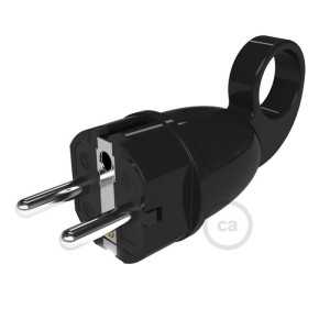 https://discount-led.fr/fr/ Fiche Schuko Confort avec anneau 16A 250V Noir  4,00 €  3,20 €    ST16A1NE