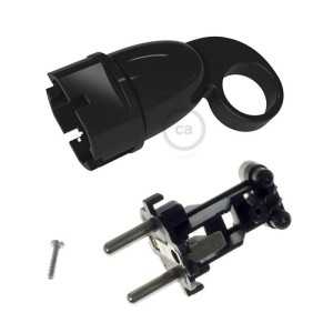 https://discount-led.fr/nl/ Zwarte Schukostekker met kraag 16A 250V IP44  9,50 €  7,60 €    80052