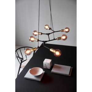 https://design-led.fr/es/ Josefine Lámpara de suspensión Negro mate 7xE27 2010303003 129,90 € 110,42 €