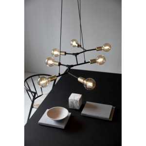 https://design-led.fr/fr/ Josefine Suspension Noir mat 7xE27 2010303003 129,90 € 110,42 €
