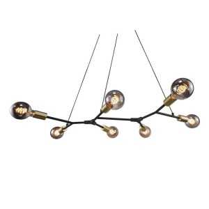 https://discount-led.fr/es/ Josefine Lámpara de suspensión Negro mate 7xE27  149,90 €  119,92 €    2010303003