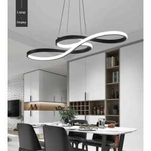 https://discount-led.fr/pt/ Candeeiro suspenso Ruhu 45w CCT preto regulável por controlo remoto  214,80 €  171,84 €    LM8114
