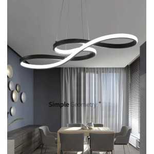 https://design-led.fr/es/ Ruhu lámpara colgante 45w CCT negro regulable por control remoto LM8114 214,80 € 182,58 €