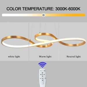https://design-led.fr/it/ Ruhu lampada a sospensione 45w CCT nero dimmerabile con telecomando LM8114 214,80 € 182,58 €