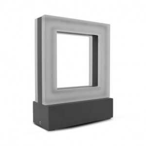 https://design-led.fr/es/ Applique Murale LED RING 12W 800 LM Carré 4000K Gris IP54 67753 131,20 € 111,52 €
