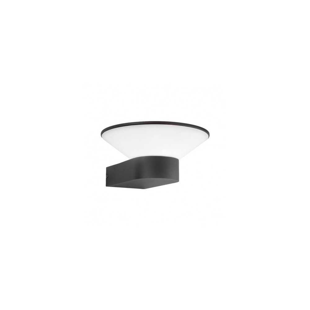 https://design-led.fr/fr/ Applique Murale LED COUPOLE 13 Watt 3000K Gris anthracite IP54 70466 50,80 € 43,18 €