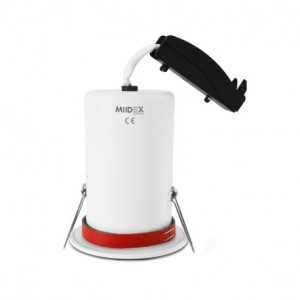 https://design-led.fr/fr/ Support plafond BBC IP65 Rond Blanc avec douille automatique Ø90 mm 77184 13,50 € 11,48 €