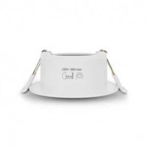 https://design-led.fr/it/ Staffa da soffitto rotonda regolabile bianca Ø90 mm 3,70 € 3,14 € 77041