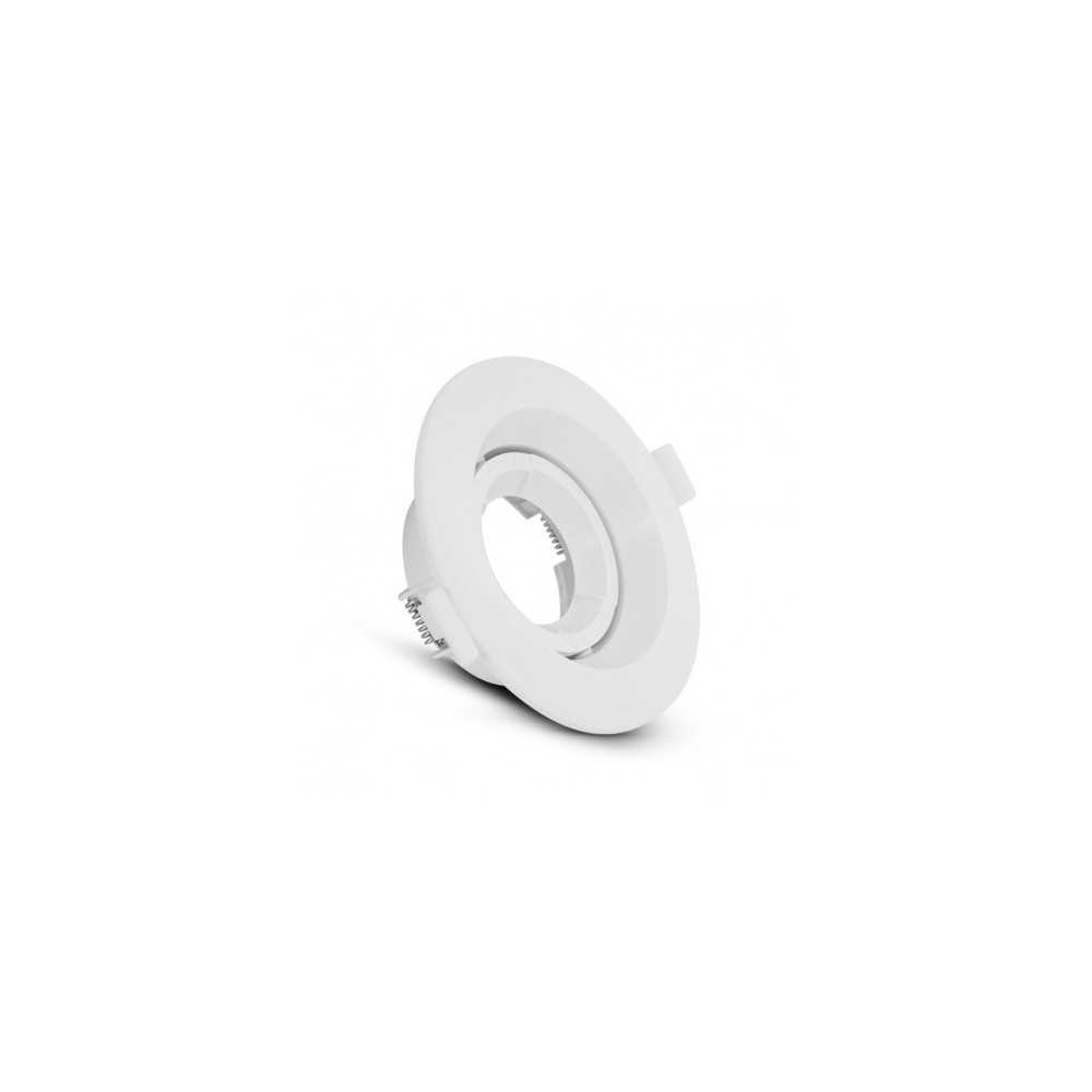 https://discount-led.fr/es/ Portalámparas de baja luminosidad Redondo Ajustable blanco Ø110  4,30 €  3,44 €    77043