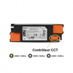https://design-led.fr/it/ Pannello LED 595 x 595 36W CTT Garanzia di 5 anni 777052 78,80 € 66,98 €