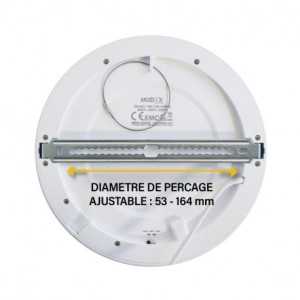 https://discount-led.fr/es/ Downlight LED 18w Ø220 ALDEBARAN CCT empotrado o de superficie  24,20 €  19,36 €    77565