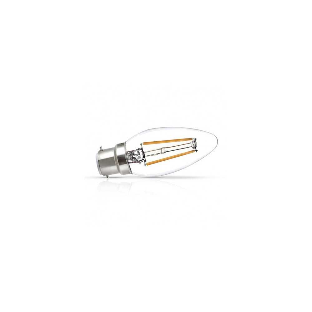 https://discount-led.fr/es/ B22 led bombilla de filamento de llama 4W 2700K  3,60 €  2,88 €    71301