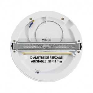 https://discount-led.fr/es/ Downlight LED 12w Ø170 ALDEBARAN CCT regulable empotrado o de superficie  25,40 €  20,32 €    77555