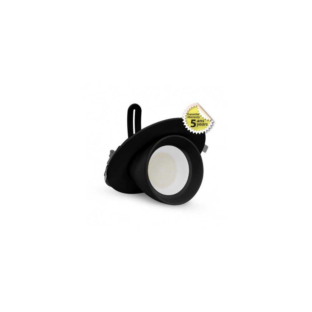 https://discount-led.fr/nl/ LED Slak Spot BOUTICA Rond Kantelbaar en Zwenkbaar Zwart 38W CCT 5 JAAR GARANTIE  118,20 €  94,56...