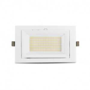 https://design-led.fr/gb/ Rectangular LED Spotlight STELLA Tilting with Electronic Power Supply 32/38W CCT 5 YEAR GUARANTEE 1...