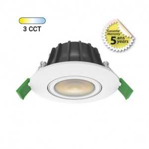 https://design-led.fr/nl/ CHROMA ORIËNTABLE LED spot 6w dimbaar CCT BBC 2700K / 3000K / 4000K 763410 21,00 € 17,85 €
