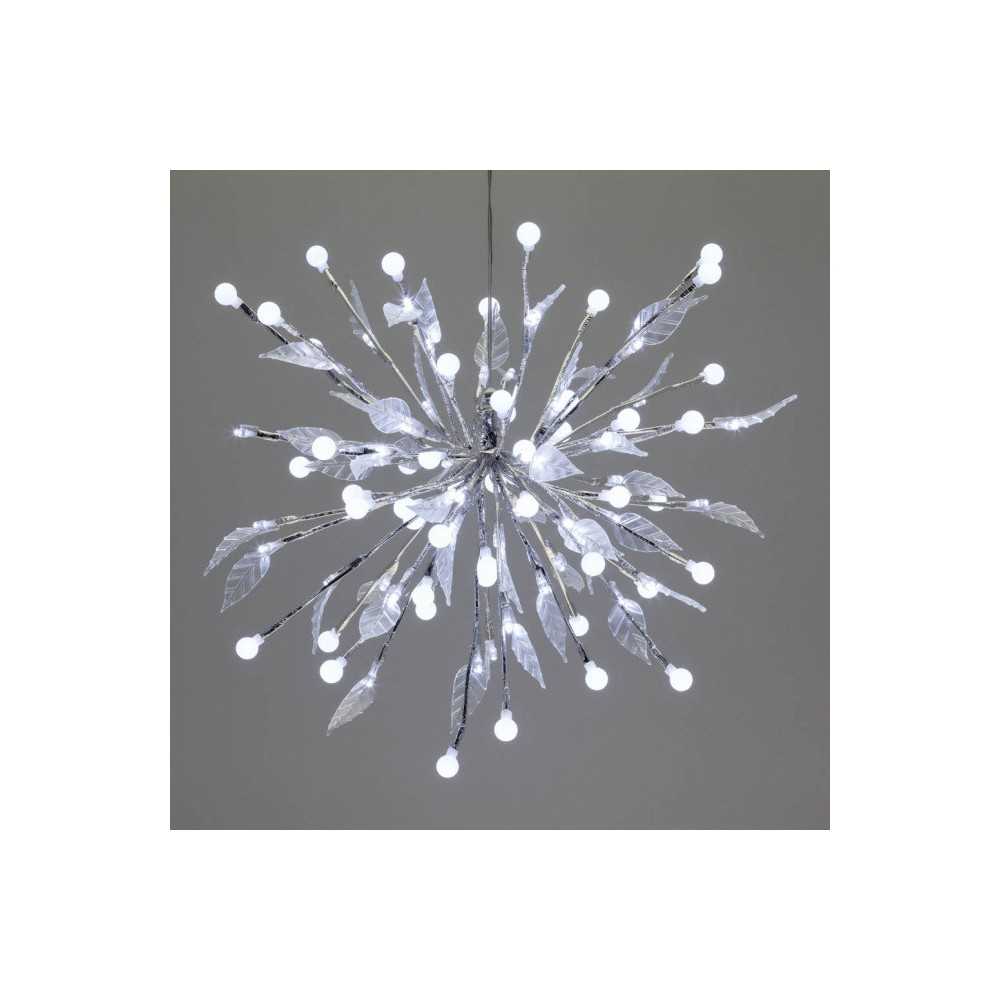 https://design-led.fr/it/ Luci a sfera a LED, 100 LED bianchi con fogliame 30295 63,50 € 44,45 € -30%