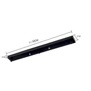 https://design-led.fr/pt/ Placa de teto com 3 orifícios, preta 50 cm 22,80 € 15,96 € -30% C1146